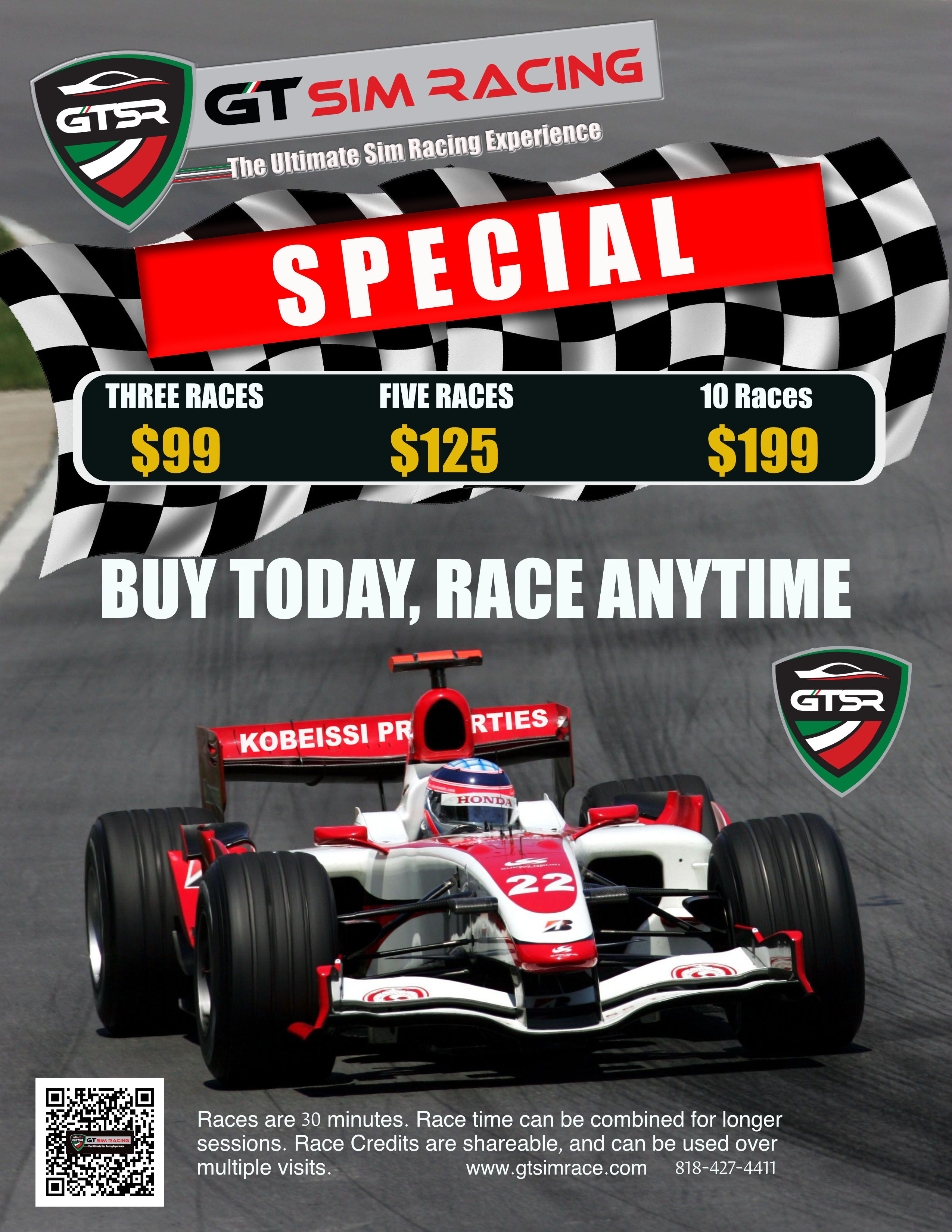 GT Sim Racing race specials